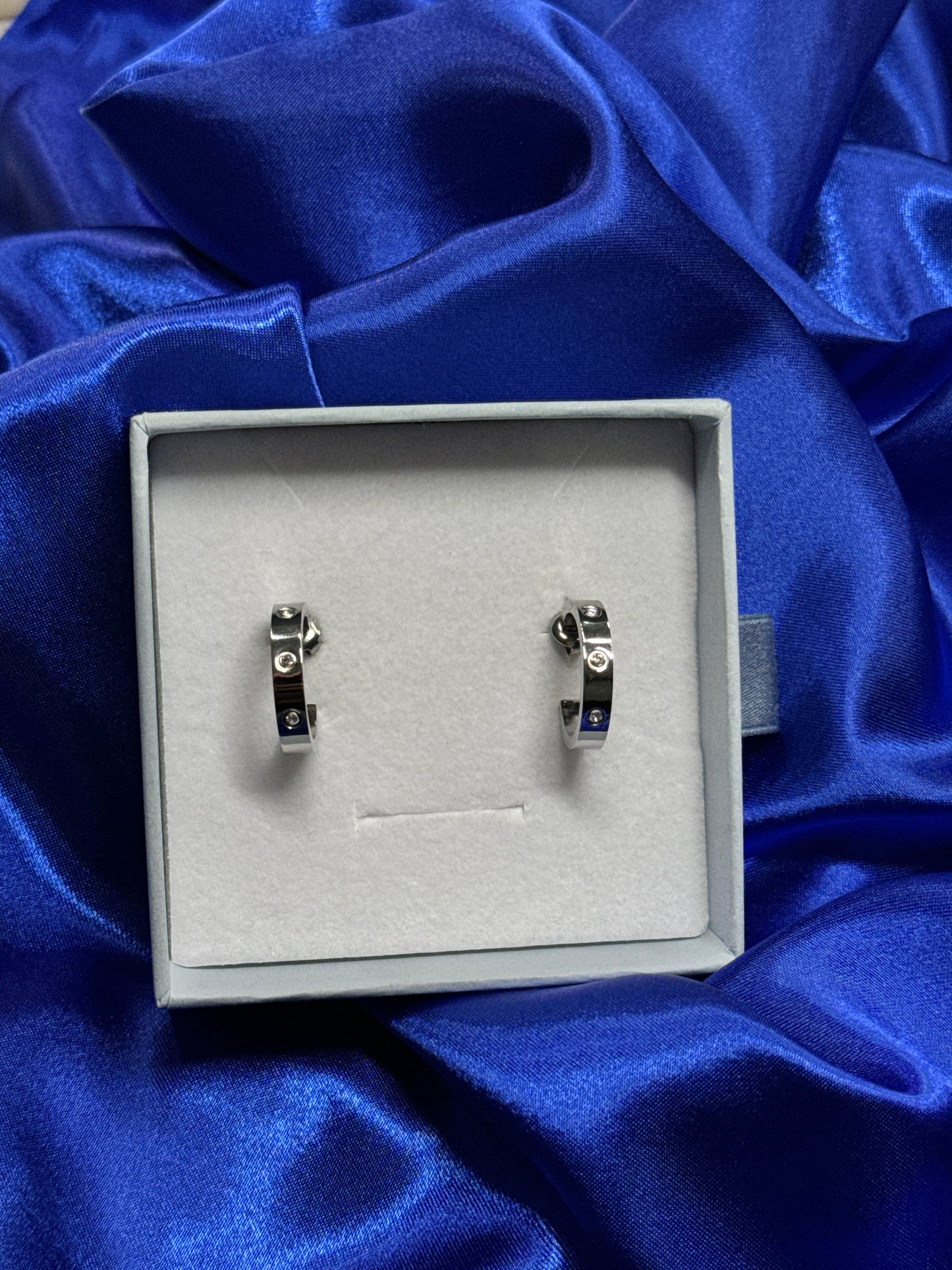 Amor earrings - silver
