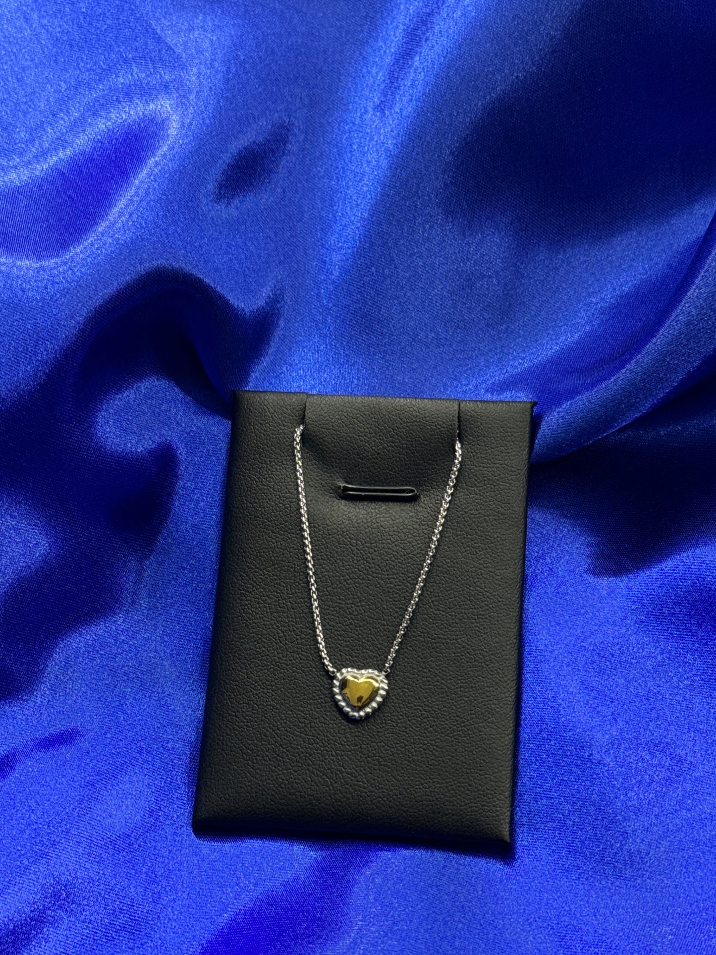 Golden heart - two tone