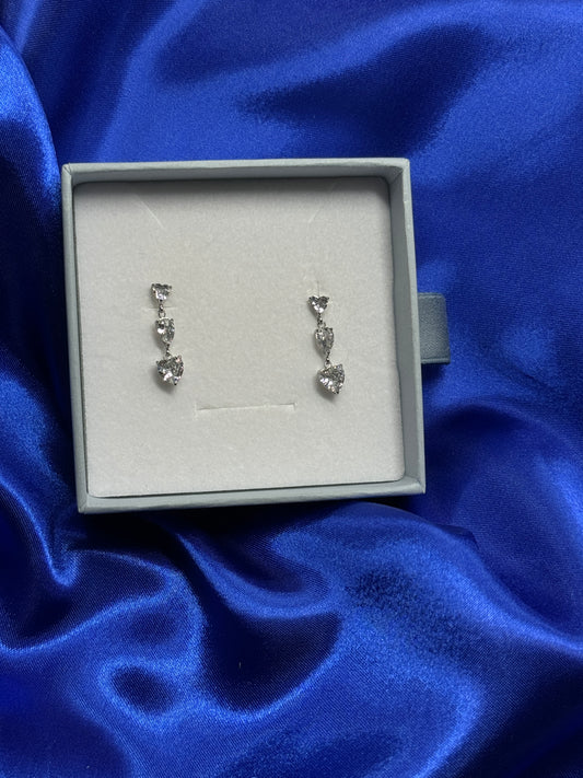 Prism earrings - silver