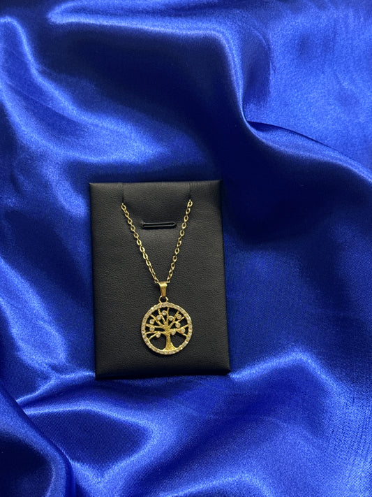 Eden necklace - white stones
