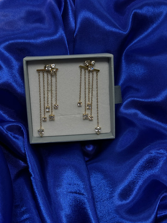 Halo earrings - gold