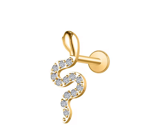Snake piercing