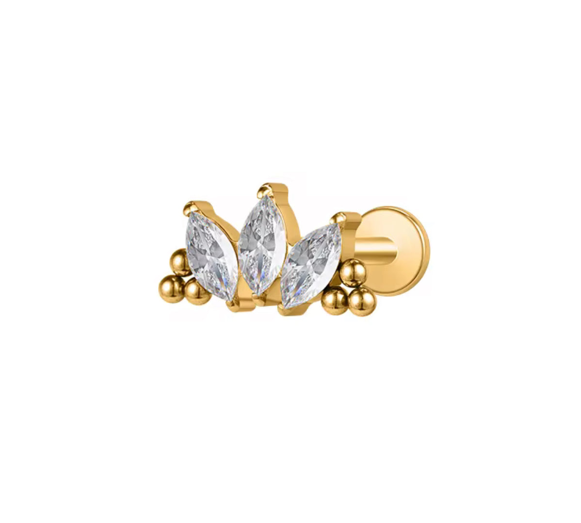Delia piercing - gold